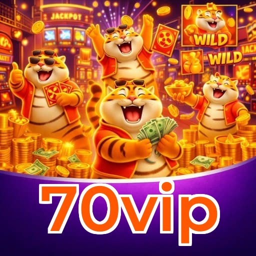 Números do app 70vip em material de marketing — ilustração, não auditoria